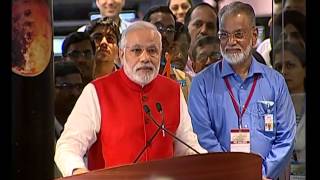 PM witnesses insertion of Mars Orbiter Mission into Martian orbit at ISRO Full event [upl. by Arita]