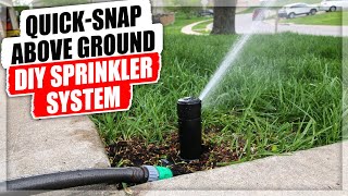 QUICKSNAP Above Ground DIY Sprinkler System [upl. by Sibie]