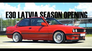 E30 Latvia season opening 2024 [upl. by Assel603]