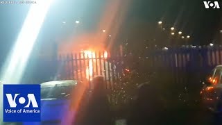 Leicester Football Helicopter Crash Aftermath [upl. by Hudnut]