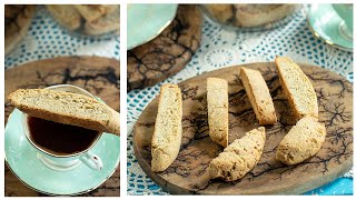 Almond Anise Biscotti Greek Paximadakia [upl. by Aicekat]