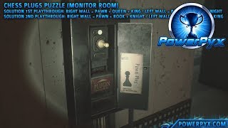 Resident Evil 2 Remake  Sewers Chess Plugs Puzzle Solution 1st amp 2nd Playthrough Solution [upl. by De Witt]