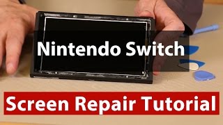 Nintendo Switch Screen Replacement  LCD amp Digitizer Replacement [upl. by Ralyks]