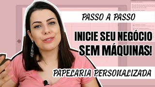 PAP  Como começar na papelaria personalizada só com tesoura  NATÁLIA MOURA [upl. by Glori466]