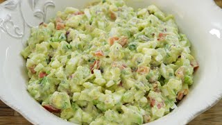 Avocado and Eggs Salad Recipe [upl. by Eirdua]