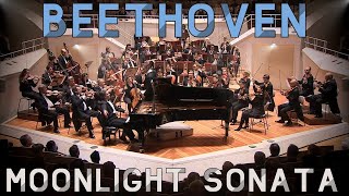 Beethoven  Moonlight Sonata  Berliner Philharmonie  Piano amp Orchestra [upl. by Marutani136]