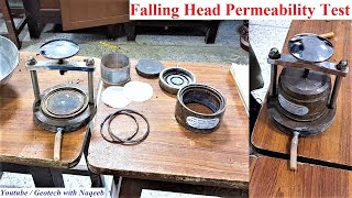 How to Perform Falling Head Permeability Test in Lab  Geotech with Naqeeb [upl. by Undry]