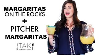 How To Make Pitcher Margaritas For a Party and The Best EASY Recipe For Margaritas On The Rocks [upl. by Xer]