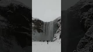 Skogafoss Waterfall in ICELAND [upl. by Pitzer]