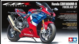 How to build Tamiya 112 Honda CRB 1000 RR Fireblade motorcycle model [upl. by Dlorej]