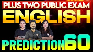 Plus Two Public Exam English  Prediction 60  Eduport Plus Two [upl. by Navinod]