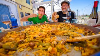 Spanish Food  WORLD CHAMPION Paella Master  Trip to Spain’s Paella Capital [upl. by Chemosh35]