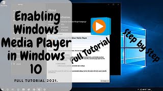 How to Enable Windows Media Player in Windows 10 [upl. by Ellenehs294]