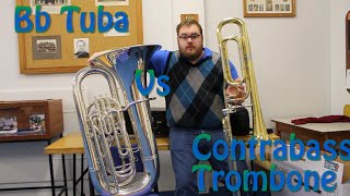 Tuba vs Contrabass Trombone  Gabriels Oboe [upl. by Hyacintha578]