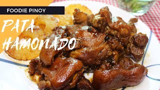 How to Cook Pata Hamonado Filipino Food Recipe  Foodie Pinoy [upl. by Nillor515]