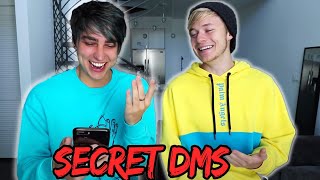 SECRETLY Reading My Strange DMs  Colby Brock [upl. by Nitsrik]