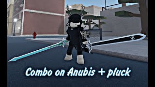 One shot combo on Anubis  pluck [upl. by Notsud921]