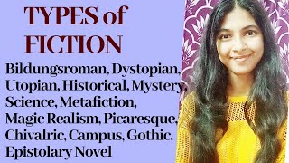 Types of Fiction in English Literature [upl. by Gunilla613]