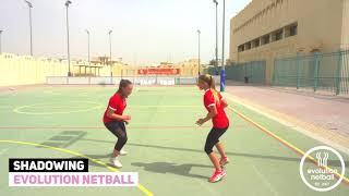 Evolution Netball Drills  Shadowing [upl. by Ihp861]