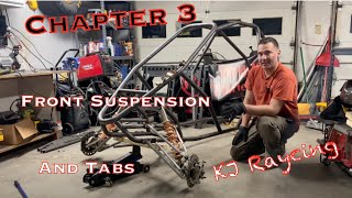 100HP Crosskart Build 3 Front Suspension Link to Plans in the Description [upl. by Salta389]