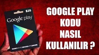 GOOGLE PLAY KODU NASIL KULLANILIR   ÇOK BASİT [upl. by Solotsopa]