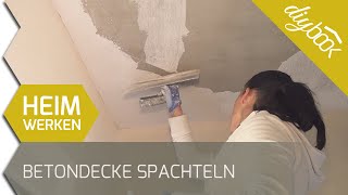 Betondecke spachteln [upl. by Blodget]