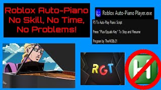 Roblox AutoPiano Player No AutoHotKey [upl. by Yanahc714]