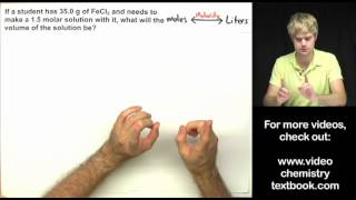 Molarity Practice Problems Part 2 [upl. by Kizzee]