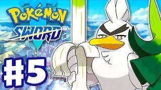 Galarian Farfetchd Evolves into Sirfetchd  Pokemon Sword and Shield  Gameplay Walkthrough Part 5 [upl. by Azne]