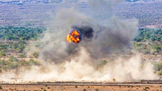 M777 Howitzer Livefire amp Impact  US Army Field Artillery  MFA [upl. by Talley]