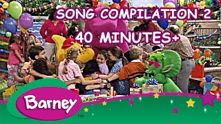 Barney  Song Compilation 2 40 Minutes [upl. by Ebneter230]