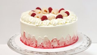 Raspberry Lychee Cake  JG Bites [upl. by Afton667]