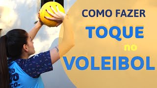 COMO APRENDER O TOQUE NO VOLEIBOL  TREINO EM CASA [upl. by Audri767]