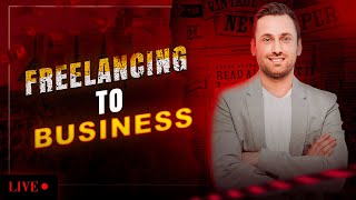 freelancing to business master class 🔴 how to get unlimited clients how to sell services [upl. by Calle724]