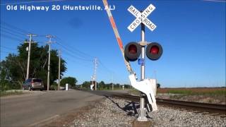 Railroad Crossings of the NS Memphis District East End Part 2 Decatur AL to Fackler AL [upl. by Morrell]