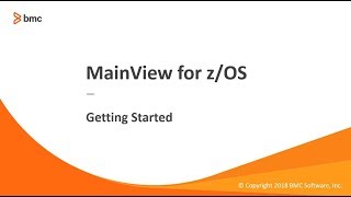 MainView for zOS  Getting Started [upl. by Sumaes]