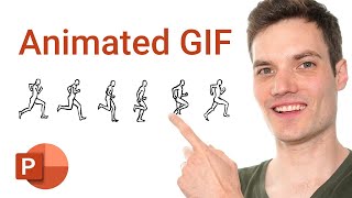 How to make Animated GIF using Microsoft PowerPoint [upl. by Auohs]