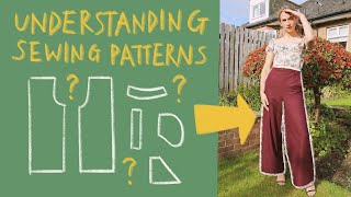 How to understand sewing patterns for beginners [upl. by Vasti438]