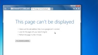 How to fix quotThis Page cannot be displayedquot error [upl. by Rosemarie539]