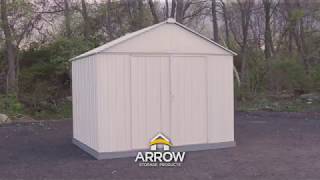 How to Assemble the EZEE Shed from Arrow Storage Products [upl. by Haman]