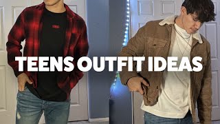 10 Casual Outfit Ideas For Young Guys  Teen Style Oufits [upl. by Htebazileharas]