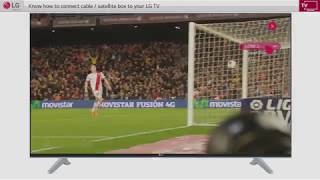 LG WebOS TV  How to connect Satellite Box to LG Smart TVs [upl. by Ivz]