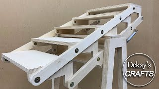 Auto lift table amp shelf  woodworking [upl. by Brianna]