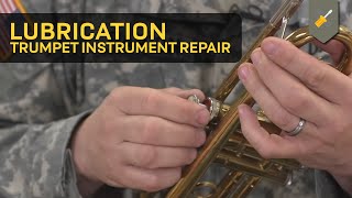 Lubrication Trumpet Instrument Repair [upl. by Cimbura478]