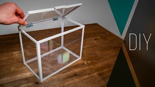 Aufbewahrungsbox selber bauen  Acrylbox  DIY [upl. by Oconnor]