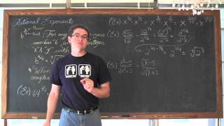 Rational Exponents amp Simplifying Radicals [upl. by Araes]