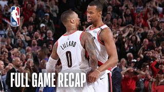 NUGGETS vs TRAIL BLAZERS  Historic 4OT Instant Classic  Game 3 [upl. by Rolland280]