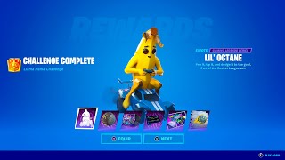 How to Unlock All Rocket League Rewards in Fortnite All Llama Rama Challenges [upl. by Neetsuj]