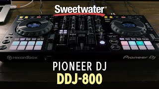 Pioneer DJ DDJ800 2deck Rekordbox DJ Controller Demo [upl. by Colston672]