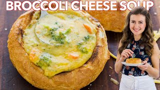 Homemade Broccoli Cheese Soup Recipe [upl. by Eiramana]